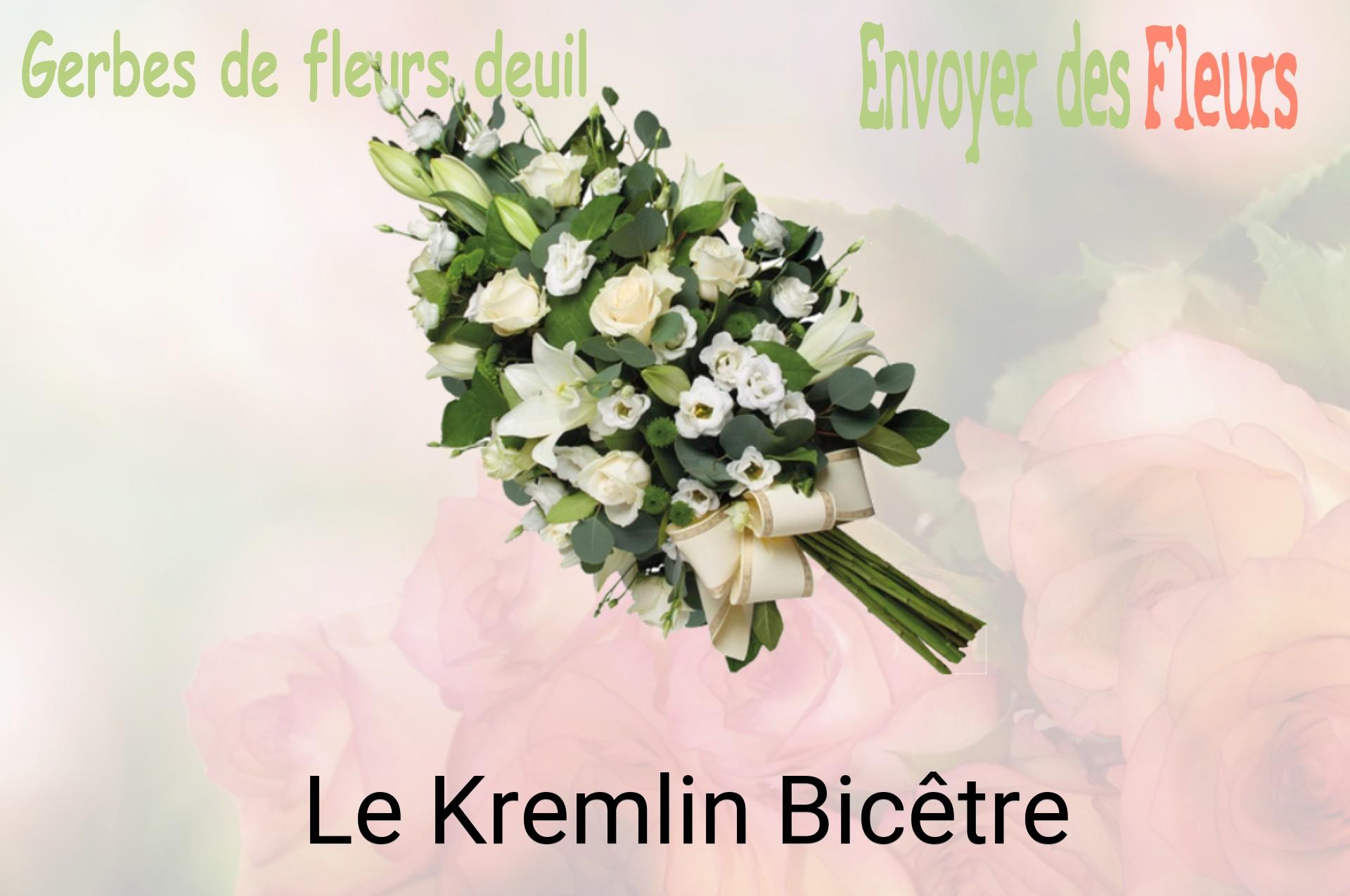 Gerbe de fleurs de deuil livrée à Le Kremlin-Bicêtre